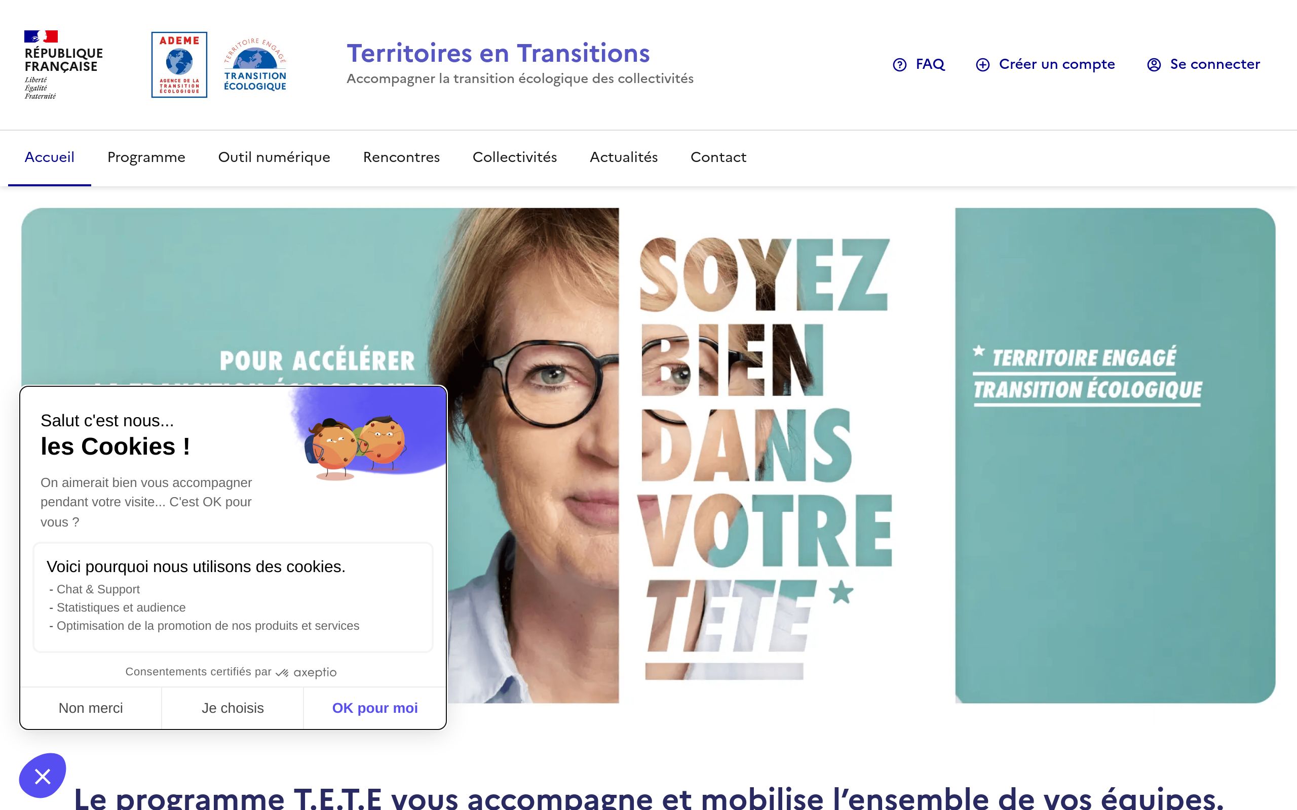 Copie d'écran de https://www.territoiresentransitions.fr