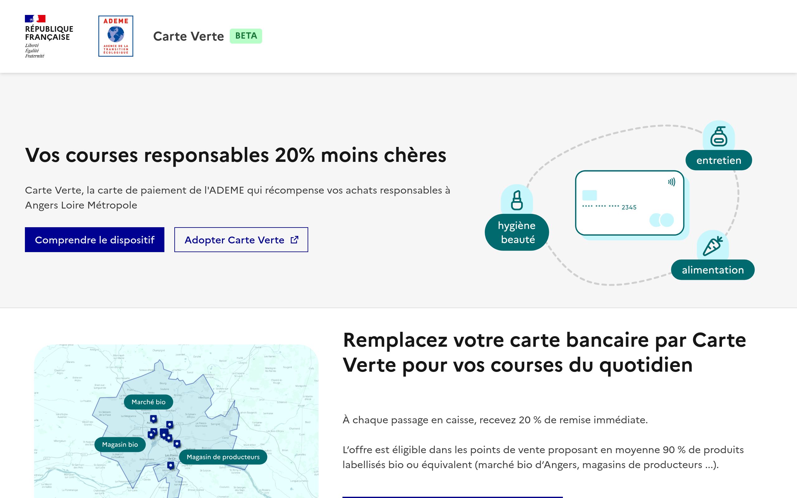 Copie d'écran de https://carte-verte.ademe.vercel.app