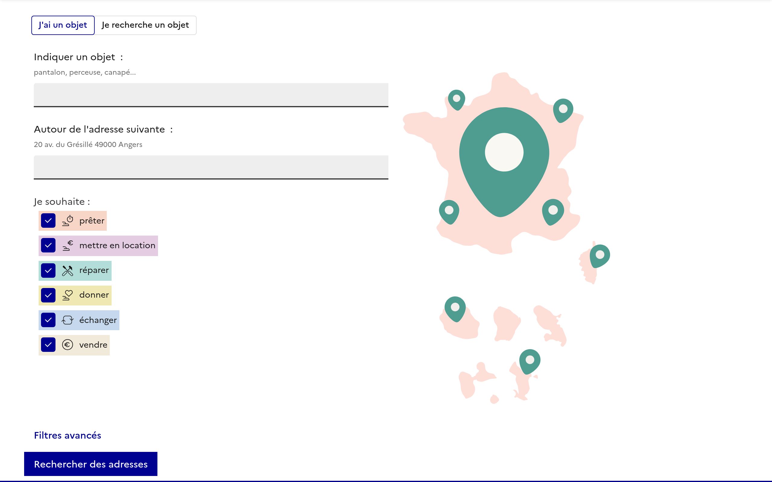 Copie d'écran de https://lvao.ademe.fr